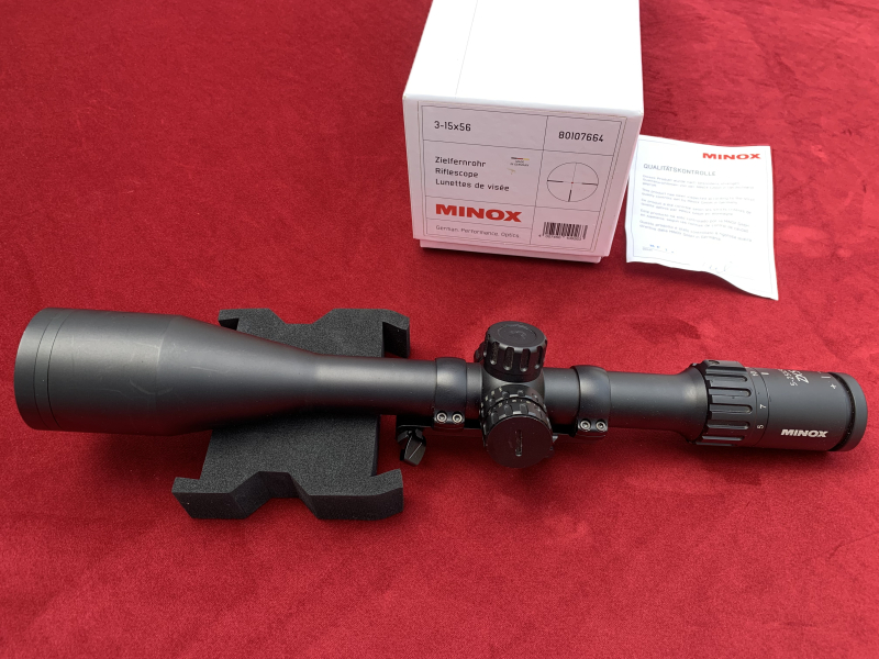 Minox ZX5 5-25x56 BDC Weitschuss-Absehen inkl. original Blaser Sattelmontage mit Ringen Top Zustand – Bild 2
