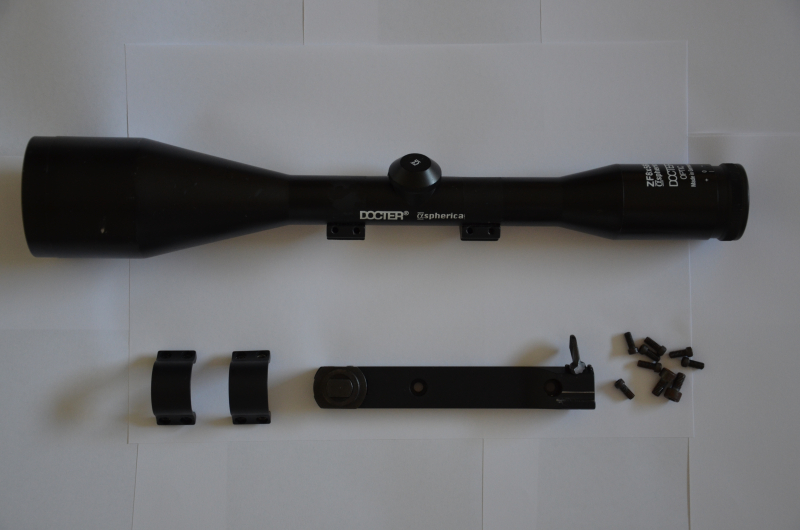 Zielfernrohr Zieloptik DOCTER ZF 8x56M mit Montage-Zubehör – Bild 1