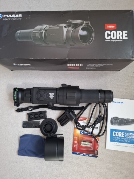 Pulsar core fxq55bw Wärmebild Vorsatz Dual- Gerät mit Rusan Adapter – Bild 4