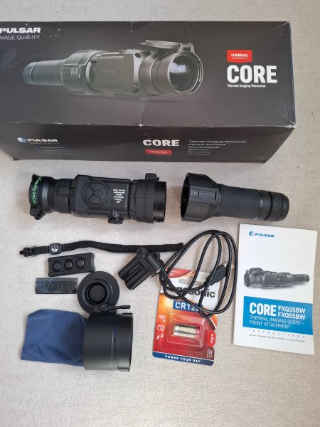 Pulsar core fxq55bw Wärmebild Vorsatz Dual- Gerät mit Rusan Adapter – Bild 3