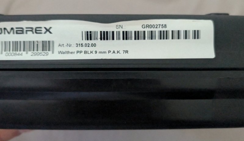 Walther pp PAK 9mm schwarz – 2. kép