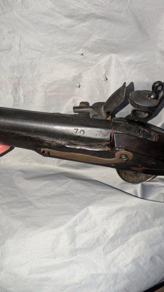 Französische Steinschlossmuskete M1777, Manufaktur St. Etienne, Kal. .69, Original – Bild 5