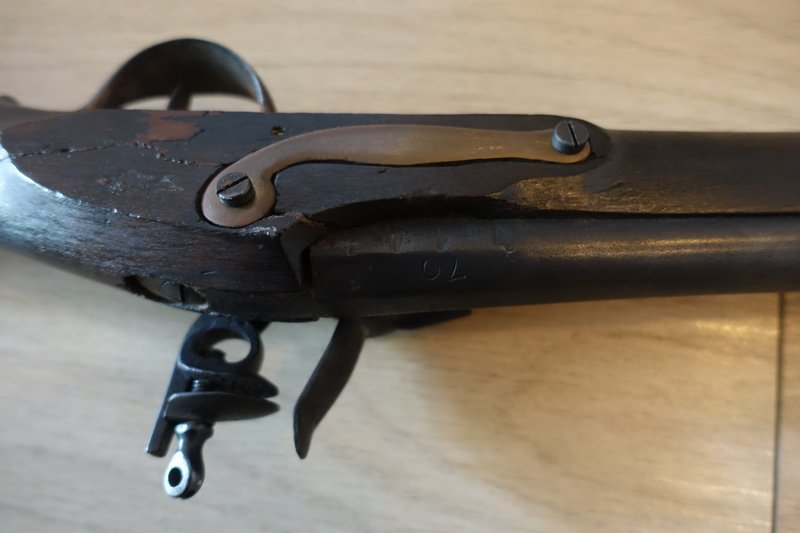 Französische Steinschlossmuskete M1777, Manufaktur St. Etienne, Kal. .69, Original – Bild 4
