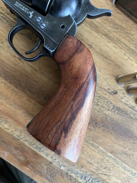 Umarex Colt SAA CO2 Revolver Kaliber 4,5mm Diabolo mit Holzgriffschalen – Bild 6
