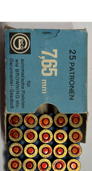 Geco Munition 7,65mm – stampa 1