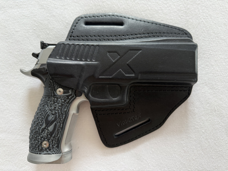 SIG Sauer X5/X6 Zubehörpaket – Ghost Holster + Lederholster + 2 IPSC-Gürtel – Bild 3