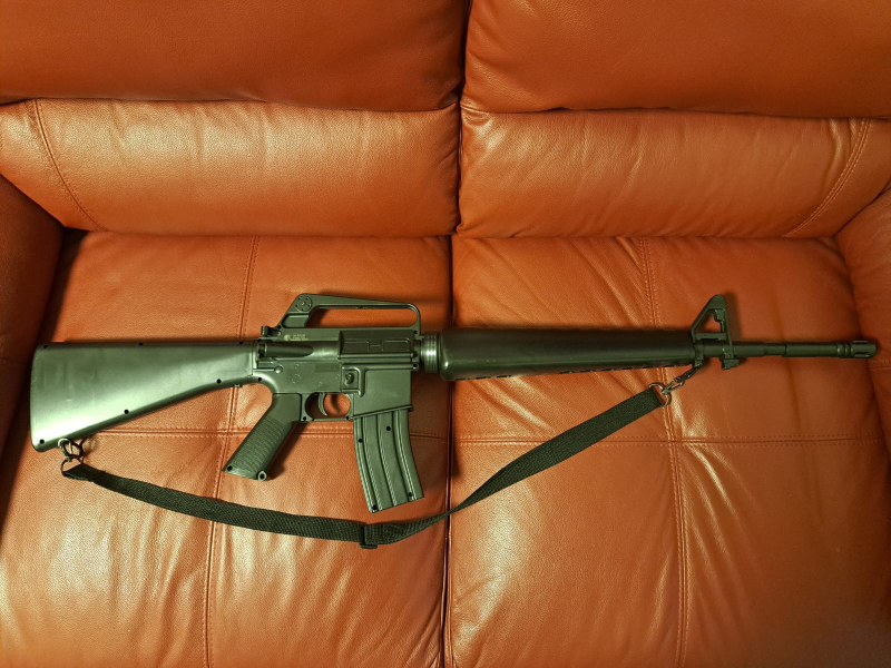 Well M16A1 Springer Softair / Airsoft 6 mm BB – unter 0,5 Joule – neuwertig – Bild 2