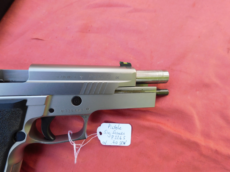 Sig Sauer X-Five, 1. Gen. Kal. 40 S&W mit Wechselsystem Kal. 9mm Luger jeweils 2 Magazine, top Waffe – Bild 4