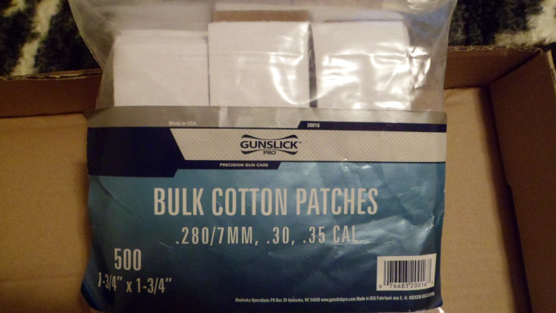 Gunslick Cotton Patches .280/7mm, .30,.35Cal – Bild 1