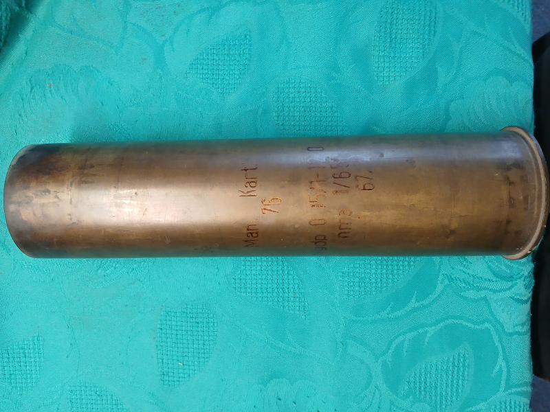 Russische 7,62 cm Hülse – Bild 1
