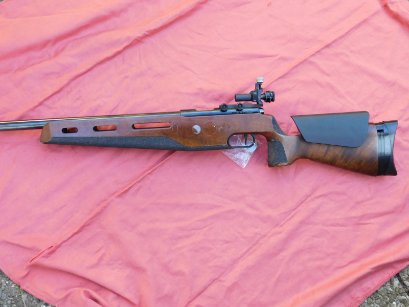 Anschütz 1813 KK Kal. 22 Lr, mit Diopter verstellbare Iris und verstellbares Ringkorn – Bild 6