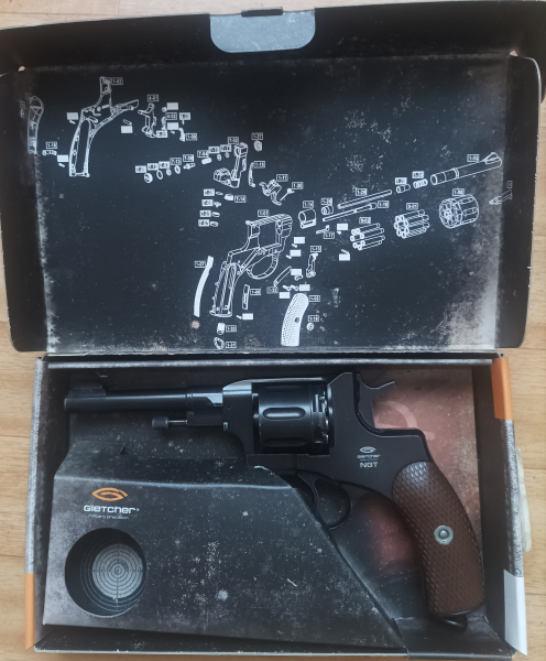 Gletcher Nagant Revolver, 4,5 mm BB Co2 – Bild 3