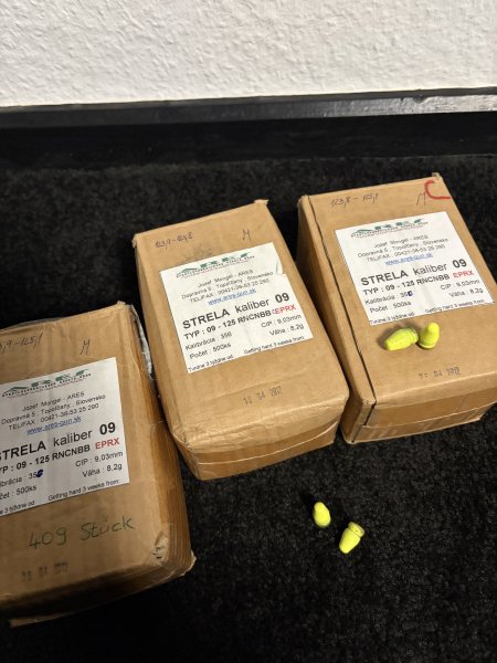 Ares 9x19 9mm 125 RNCNBB EPRX Geschosse 1409 Stück – Bild 1