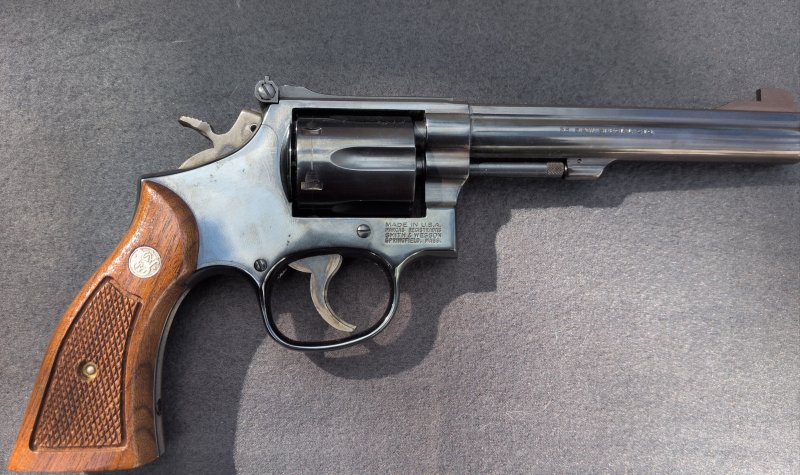 Smith & Wesson S&W, Kaliber .38, Modell 15-6 Revolver – Bild 2