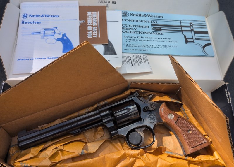 Smith & Wesson S&W, Kaliber .38, Modell 15-6 Revolver – Bild 1