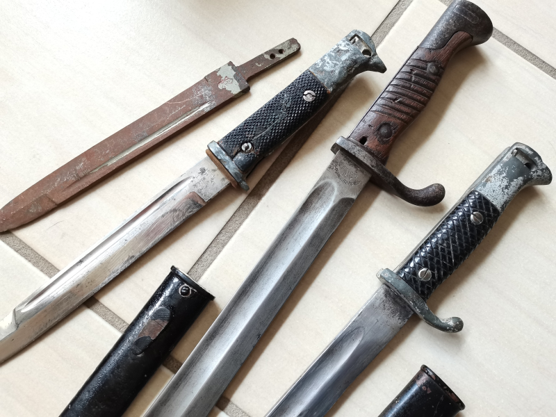 Bajonett Sammlung Wehrmacht, WK1, 98/05, 84/98 Ausgeh-Seitengewehr, etc. – Bild 3