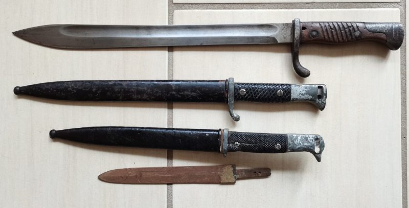 Bajonett Sammlung Wehrmacht, WK1, 98/05, 84/98 Ausgeh-Seitengewehr, etc. – Bild 1