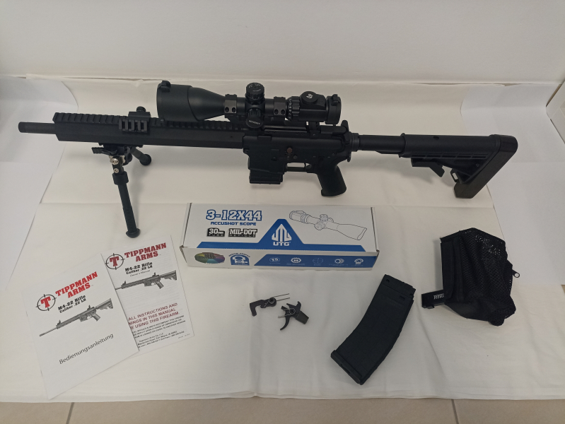 Tippmann M4-22 Elite GS .22lr + Timney & UTG Optik – Bild 3