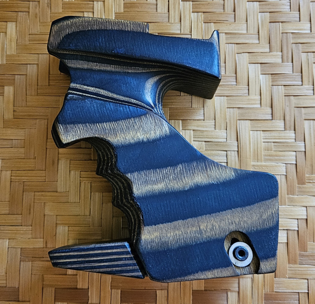 *RINK SCHICHTHOLZGRIFF BLAU/GRAU FÜR EINE PARDINI SP 22 *NEUWERTIG* – Bild 2