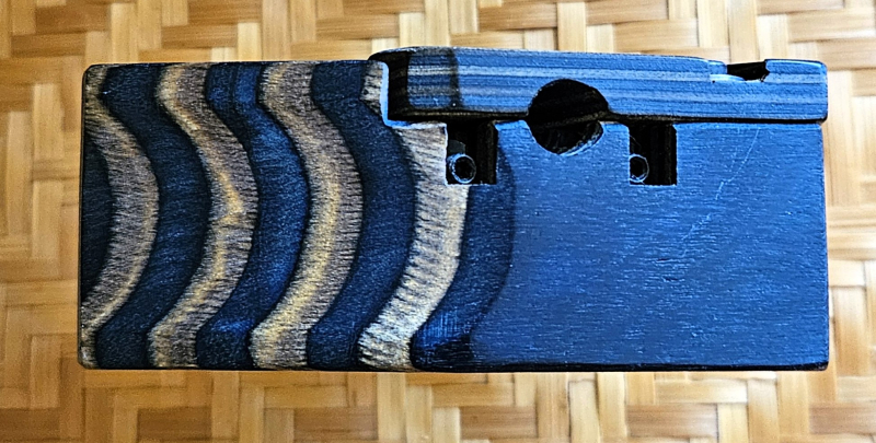 *RINK SCHICHTHOLZGRIFF BLAU/GRAU FÜR EINE PARDINI SP 22 *NEUWERTIG* – Bild 4