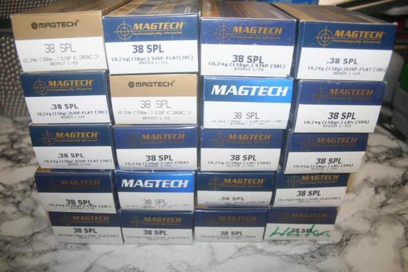1000 Messinghülsen 38 Special Magtech einmal verschossen – slika 1