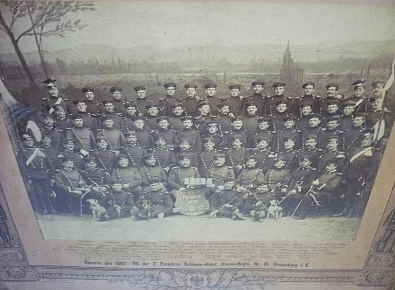 Altes Reservistenbild Ulanen-Regiment Nr. 15 von 1890 – Bild 2