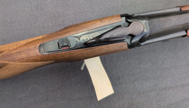 Emilio Rizzini BDF Bockflinte Kal. 12/70 , LL75cm, mit Schalter – Bild 4