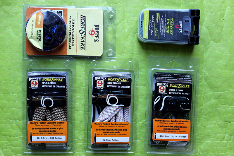 Konvolut Hoppe's BoreSnake 5x Laufreinigungsschnur Kal. .22 / .223 / 6,5mm / .32 8mm / 9mm .38 .357 – Bild 1