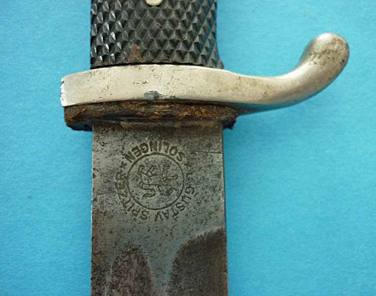 Altes Bajonett Wehrmacht Gustav Spitzer Solingen – Bild 5