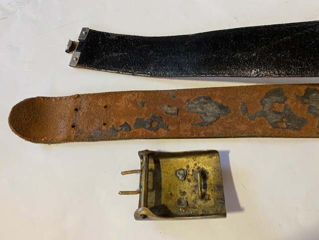 Dt.Reich Infantrie Koppel Schloss Gott mit uns & Koppelriemen No Bajonett G98 Koppelschuh – Bild 3