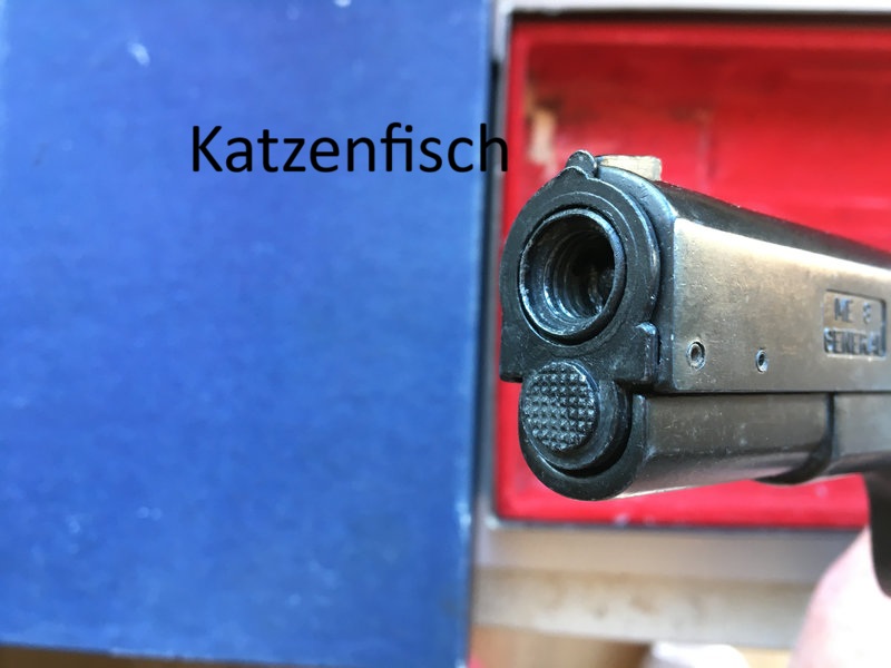 ME8 General von 1989, PTB 437, optimiert vom Büchsenmacher (LESEN!!!), mit Karton und Abschussbecher – Bild 5