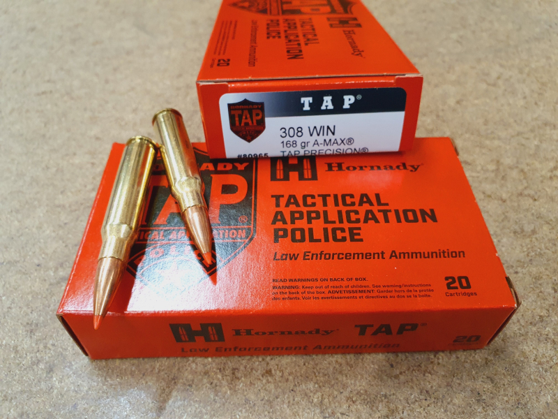 .308/168grs A-Max TAP Precision Hornady 200 stk. No. 80965 Sonderpreis!! – Bild 1