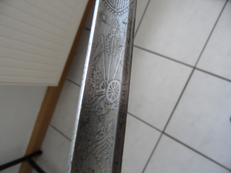 Rapier / Degen / Säbel mit Scheide 1828 – Bild 3