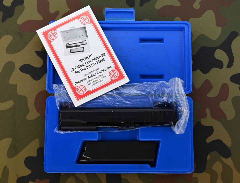 Wechselsystem für 1911er Pistolen Ciener .22 Caliber Conversion Kit 1911 A1 wie neu! – Bild 6