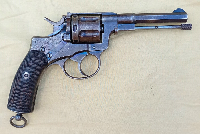 Nagant Revolver M1893 Norwegische Marine m/93 nummerngleich Kal.7,5mm – Bild 2
