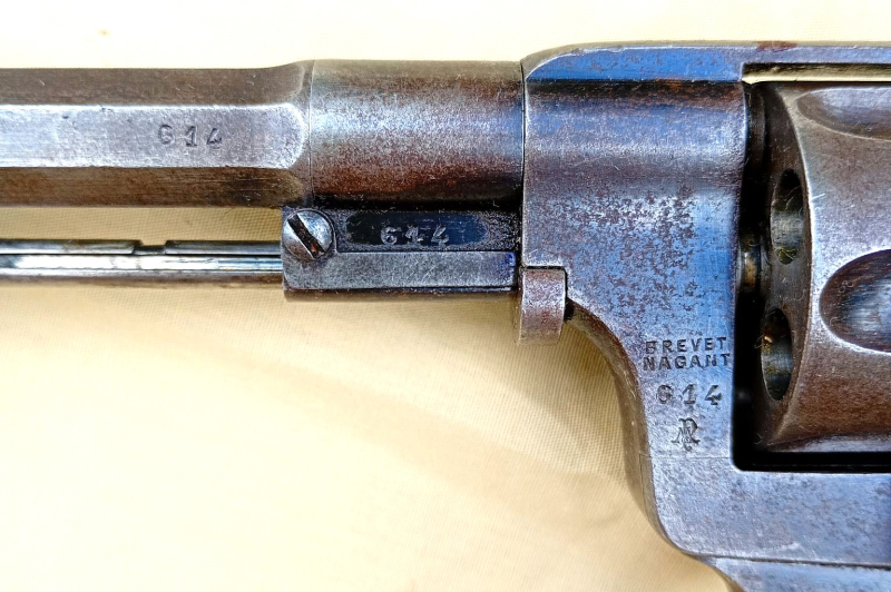 Nagant Revolver M1893 Norwegische Marine m/93 nummerngleich Kal.7,5mm – Bild 3