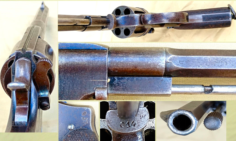 Nagant Revolver M1893 Norwegische Marine m/93 nummerngleich Kal.7,5mm – Bild 6
