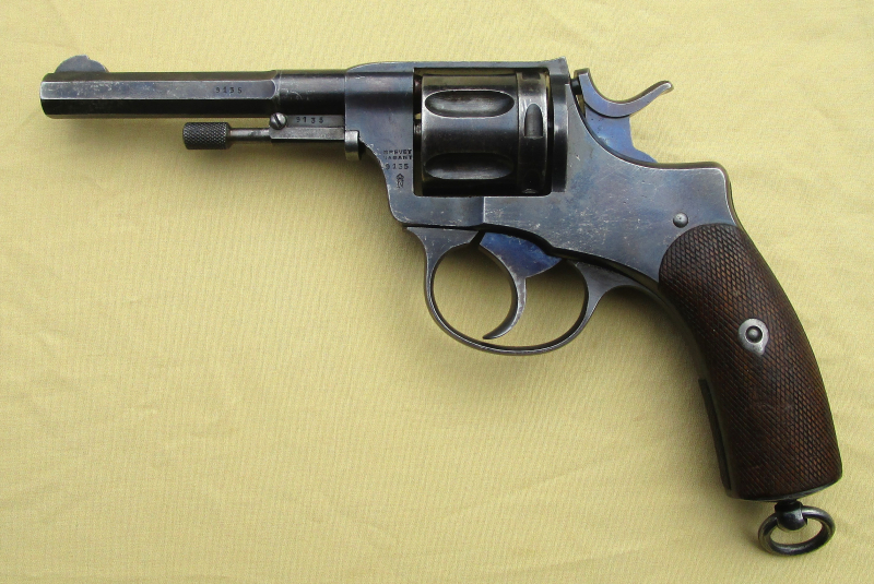 Nagant Revolver M1893 Norwegische Marine m/93 nummerngleich Kal.7,5mm – Bild 1