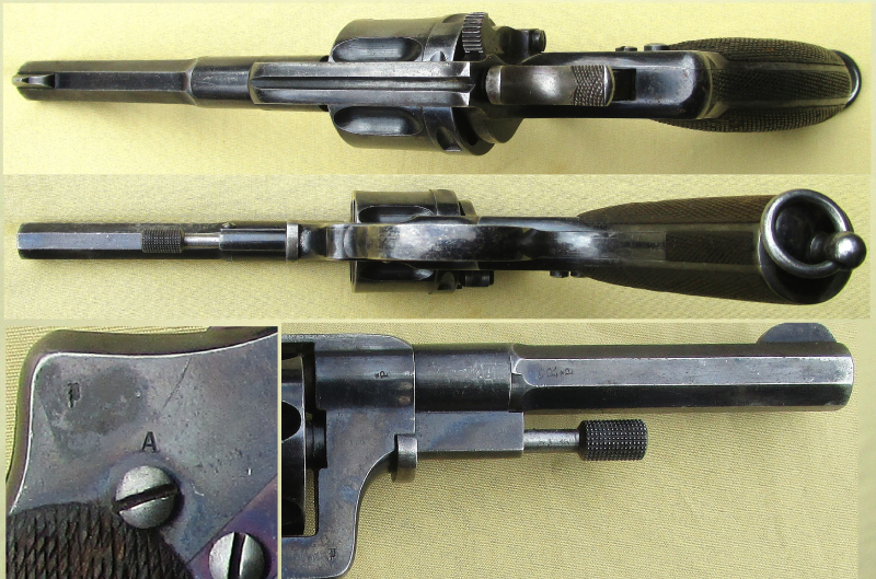 Nagant Revolver M1893 Norwegische Marine m/93 nummerngleich Kal.7,5mm – Bild 5