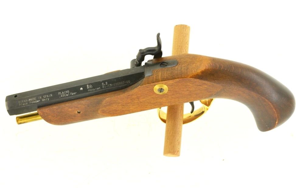 Vorderlader Perkussionspistole Schwarzpulverwaffe Dikar Spain Mod. Plains Kal. .45 BP – Bild 4