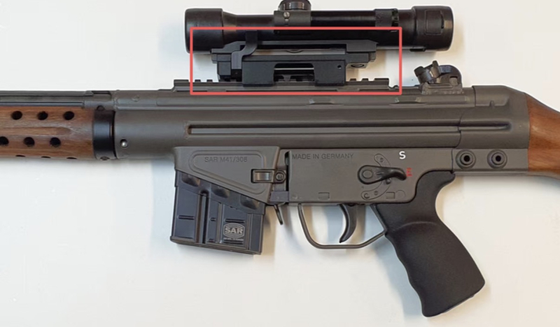 HK Schnellspann Montage mit STANAG RINGE 30mm für Picatinny – Bild 3