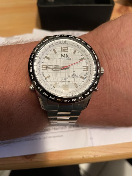 GPS Herrenarmbanduhr Fliegeruhr von Meisteranker – Bild 5