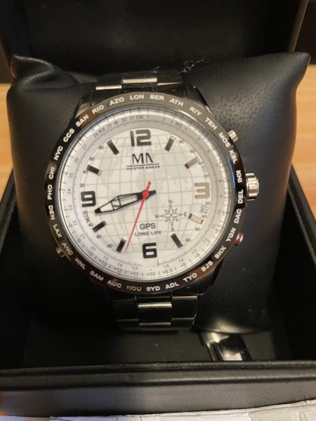 GPS Herrenarmbanduhr Fliegeruhr von Meisteranker – Bild 2