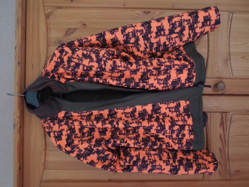 Original XXL WILD Jagd/Wendejacke Gr. 52/54 Material Art Fleece/Softshell TOP verarbeitet! – Bild 3