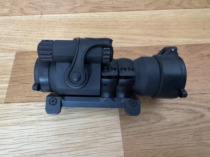 Drückjagd Aimpoint Comp M2 4 Moa Leuchtpunktvisier mit Blaser Sattelmontage – Bild 1