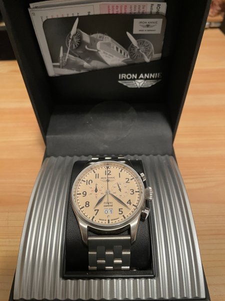 Stattliche Fliegeruhr Chronograph – Bild 4