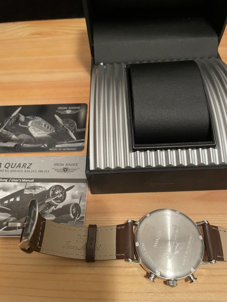 Mondphasen Anzeige Herrenarmbanduhr Chronograph – Bild 2