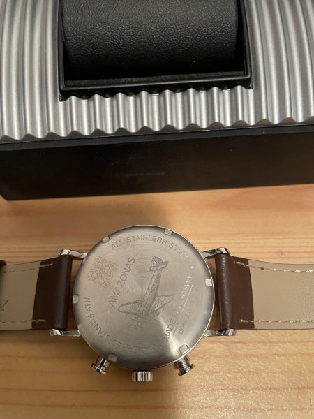 Mondphasen Anzeige Herrenarmbanduhr Chronograph – Bild 3