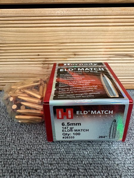 Hornady ELD-Match 147gr. 6.5 CM 170 Stk. – Bild 1