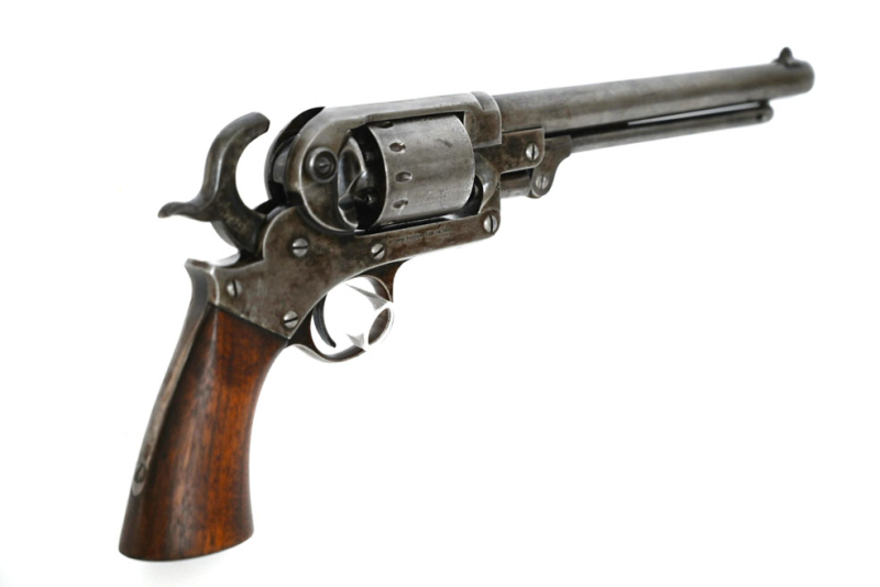 Perkussionsrevolver Starr Arms 1863 Single Action, Kaliber .44, Sammlerwaffe, Originalzustand, 1864 – Bild 6